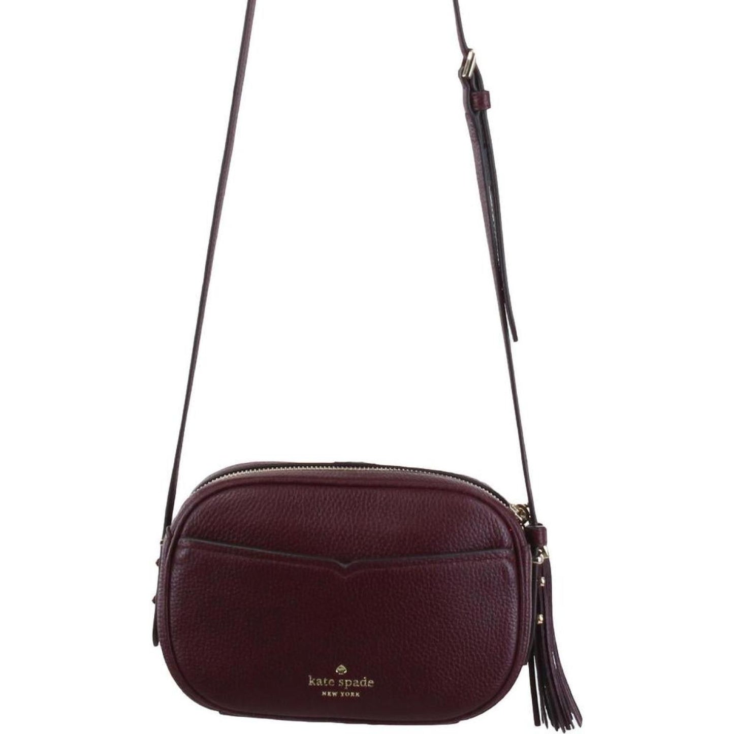 Kourtney Womens Leather Camera Crossbody Handbag