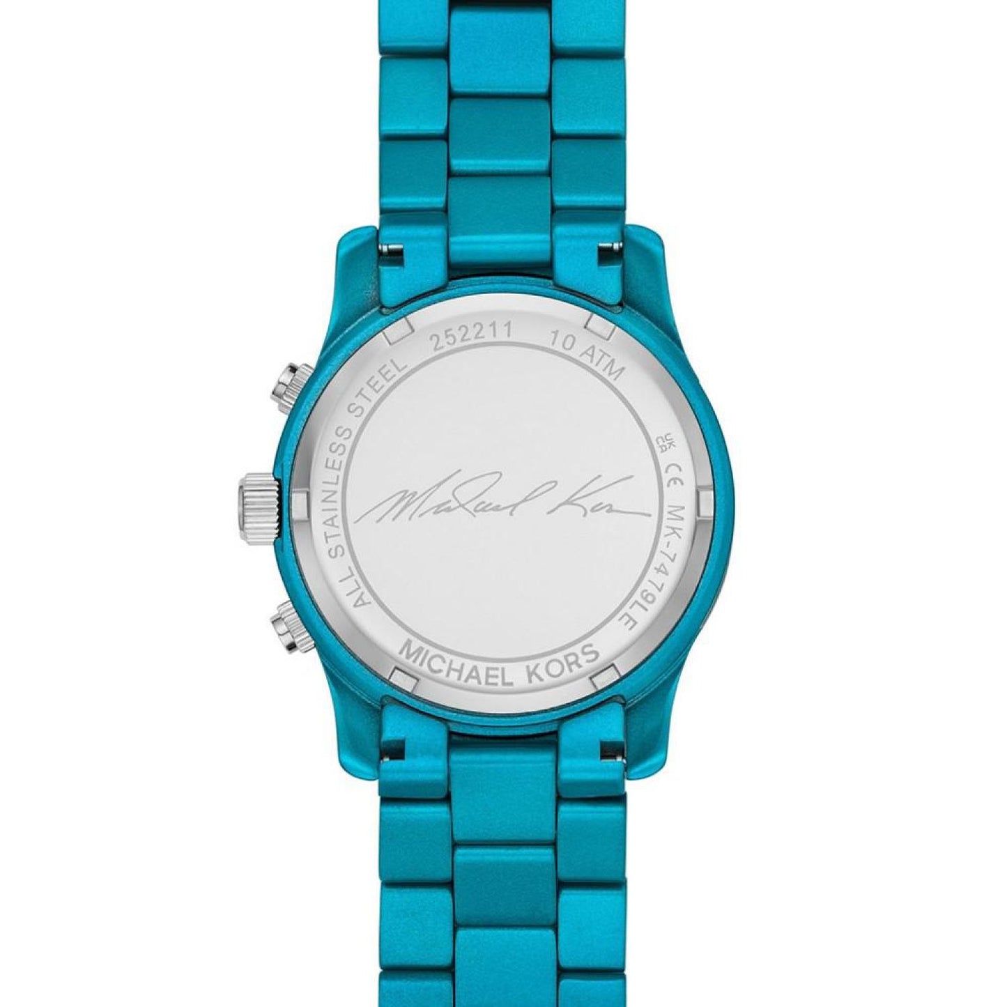 Women's Limited Edition Runway Chronograph Santorini Blue Stainless Steel Watch 38mm