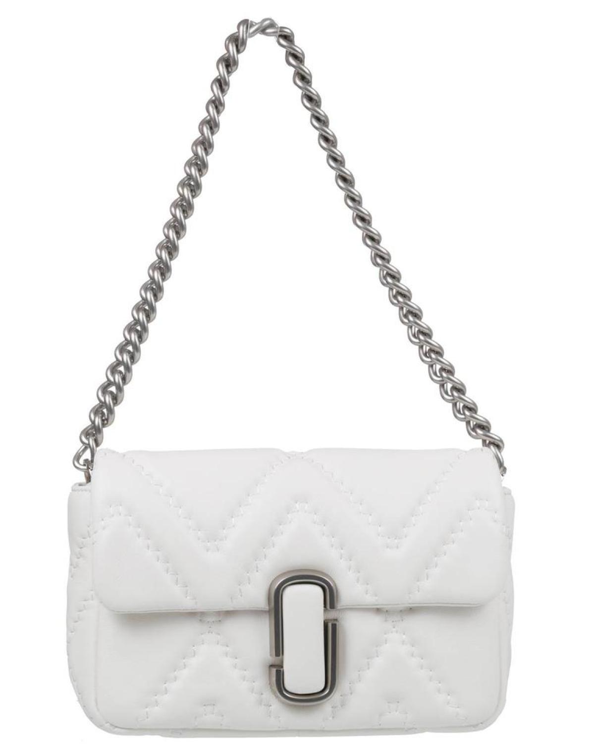 Marc Jacobs Logo Plaque Quilted Shoulder Bag