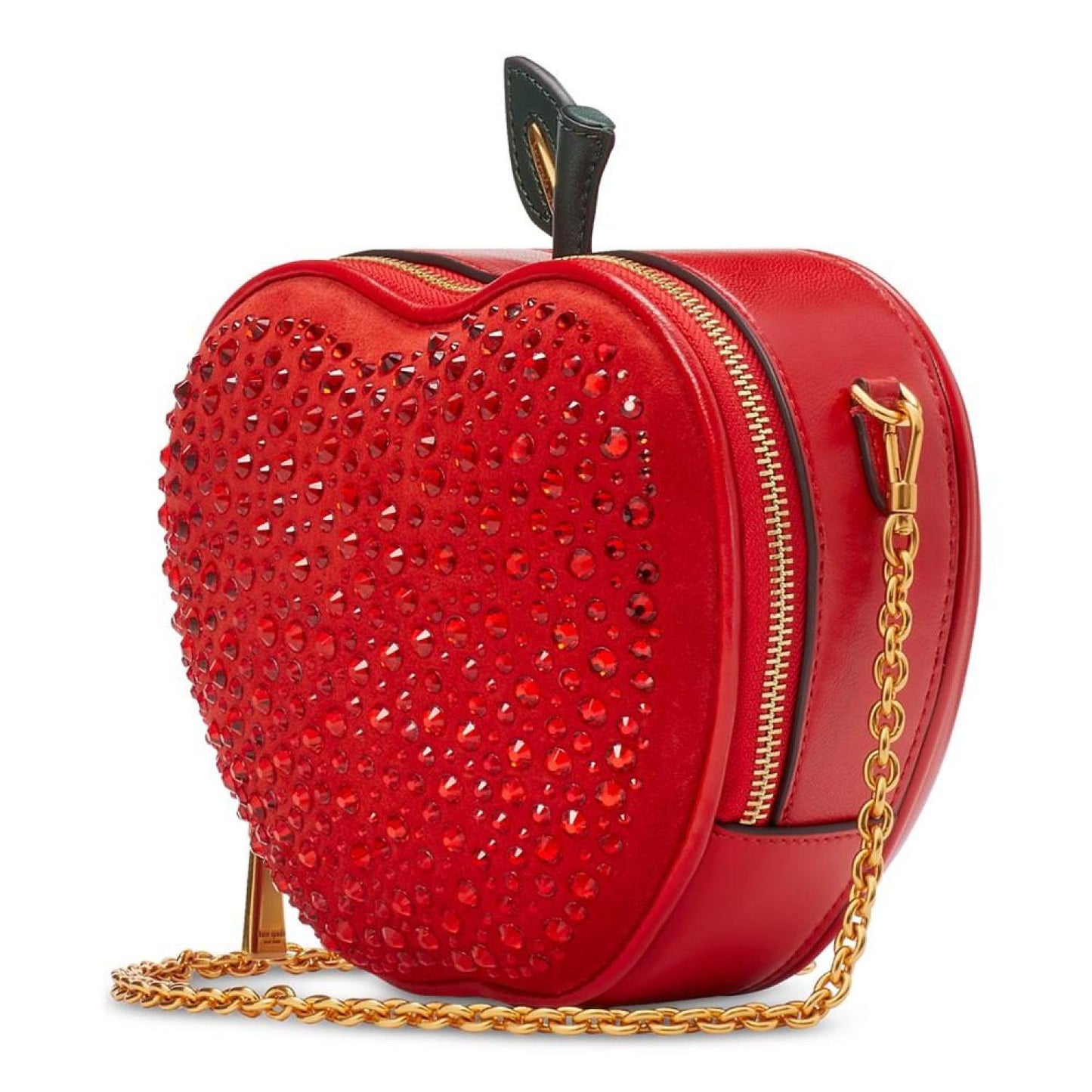 Big Apple Embellished Smooth Leather Crossbody