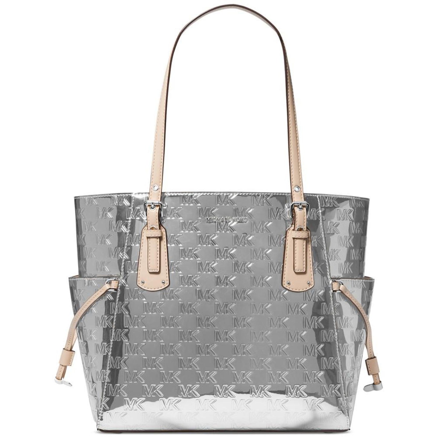 Large East West Embossed Tote