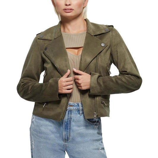 Monica Faux Leather Moto Jacket