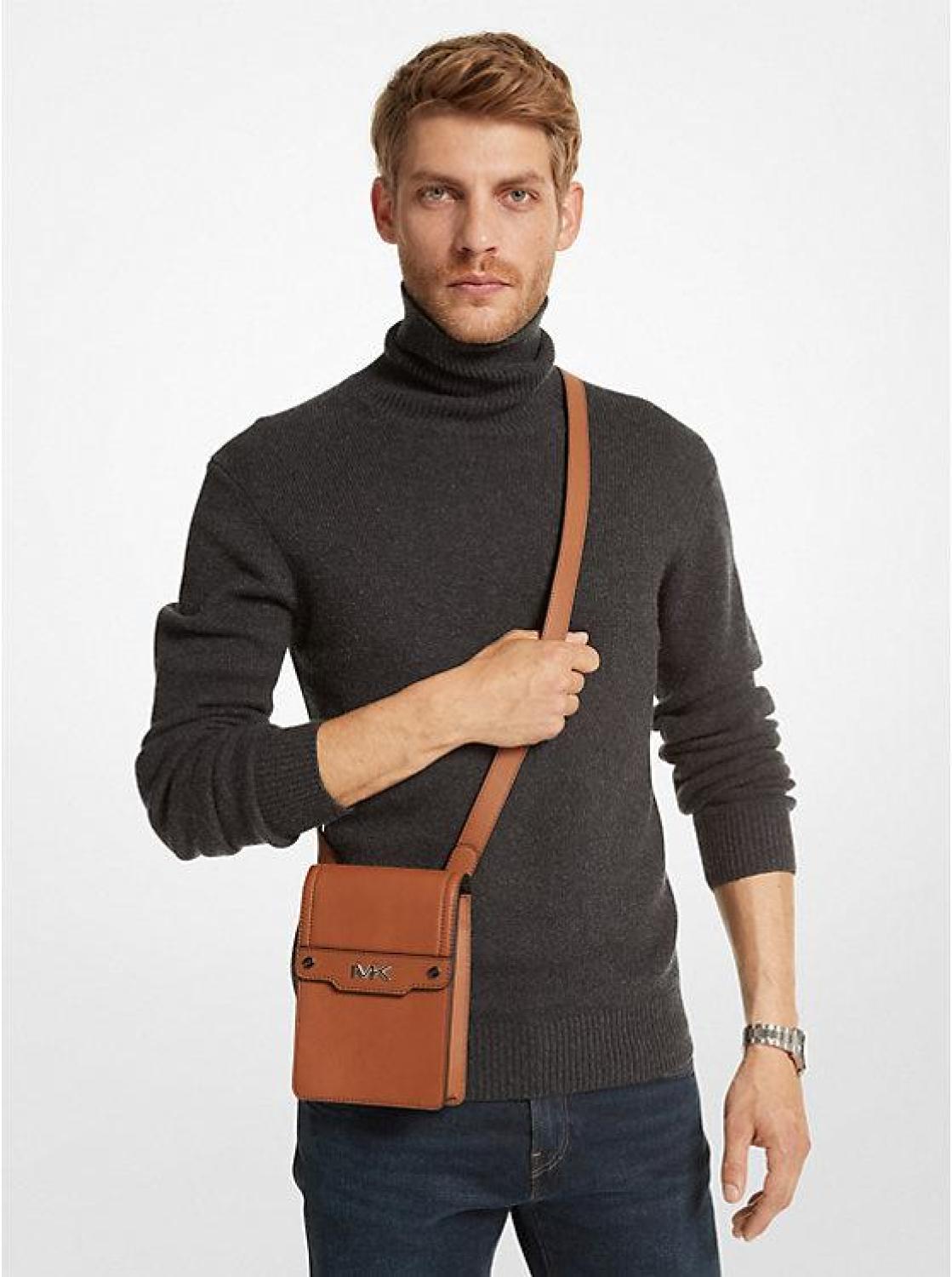 Varick Leather Smartphone Crossbody Bag