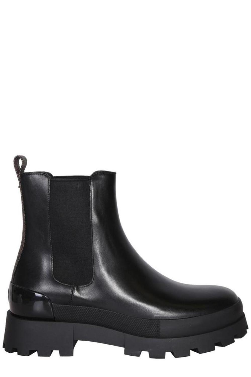 Michael Michael Kors Logo Embossed Chelsea Boots