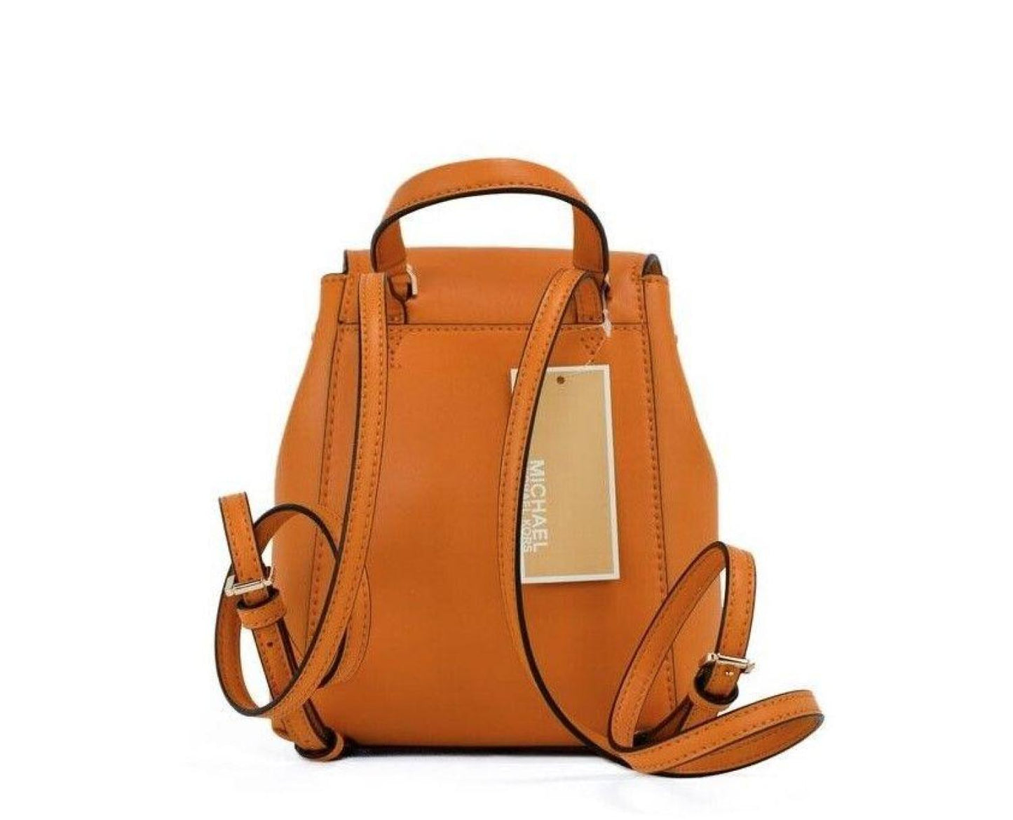 Michael Kors Phoebe XS Honeycomb Smooth Leather Flap Drawstring Women's Backpack