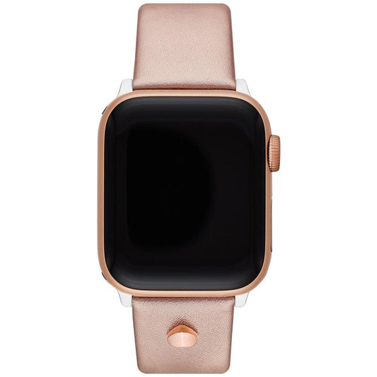 Women's Interchangeable Champagne Leather Apple Watch Strap 38mm/40mm