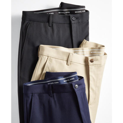 Men's Classic Fit Flat Front Pants