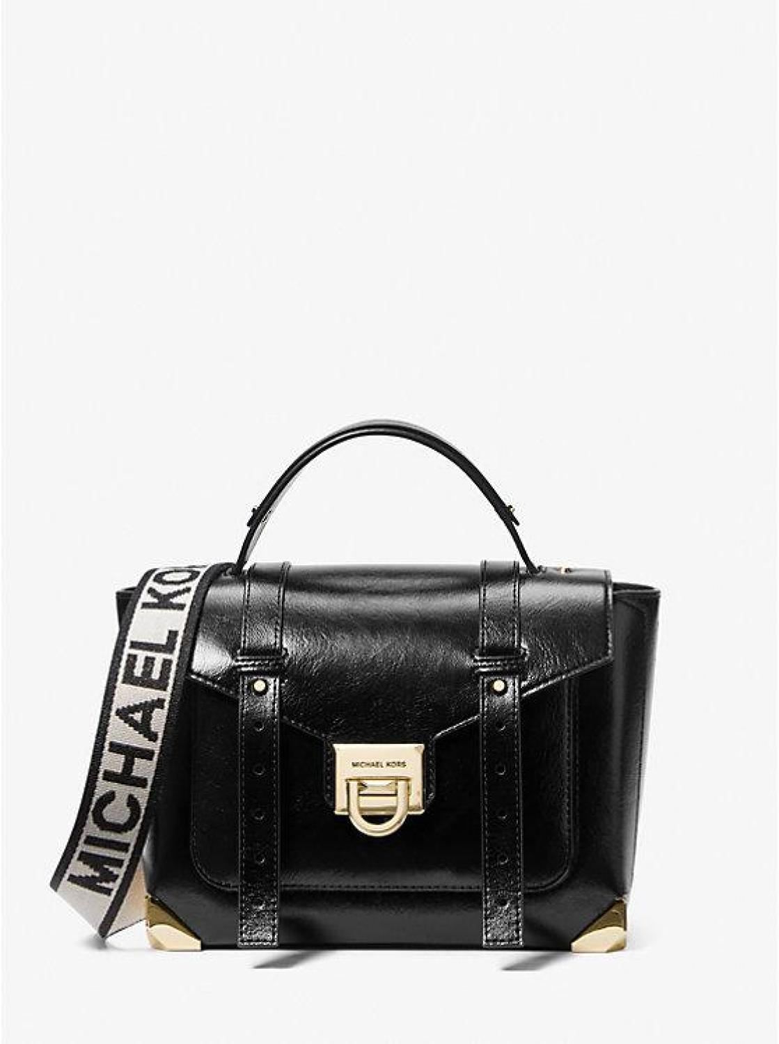 Manhattan Medium Patent Satchel