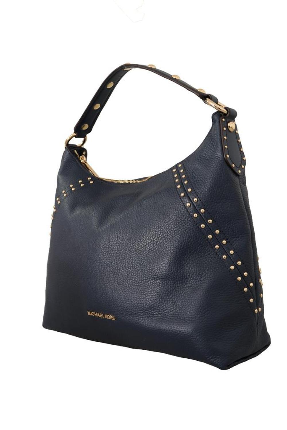 Michael Kors HandWomen's  Tone Studs Shoulder Leather Women's Bag