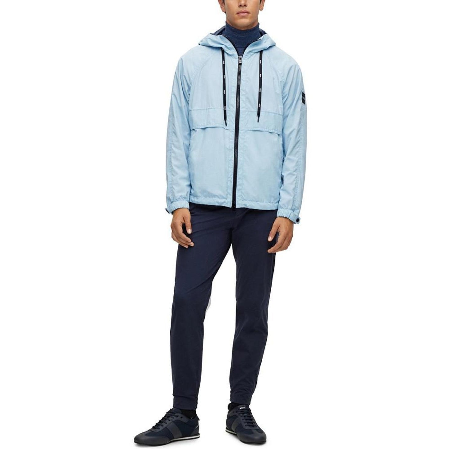 Men's Regular-Fit Hooded Jacket