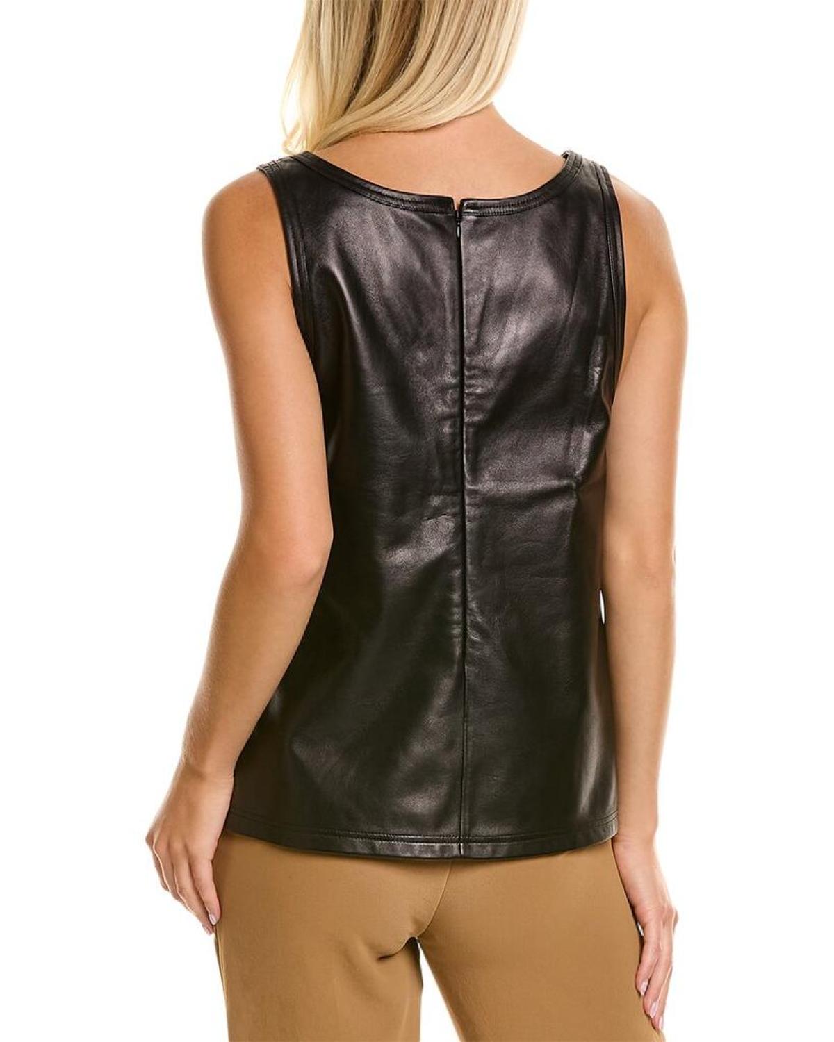 Michael Kors Leather Tank Top