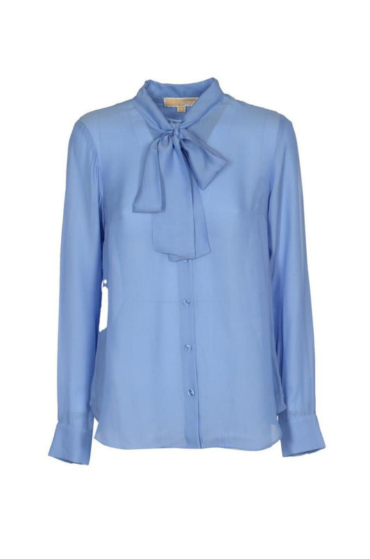 Michael Michael Kors Tie-Neck Buttoned Blouse