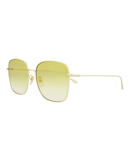 Square-Frame Metal Sunglasses