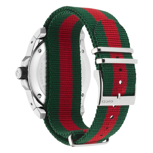 Dive Green & Red Nylon Strap Watch 44mm