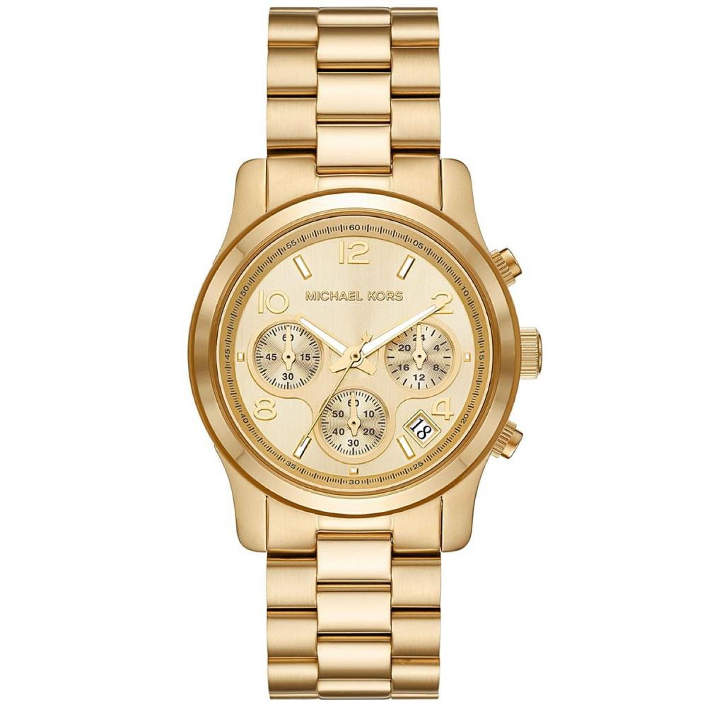 Women's Runway Chronograph Gold-Tone Stainless Steel Bracelet Watch, 38mm