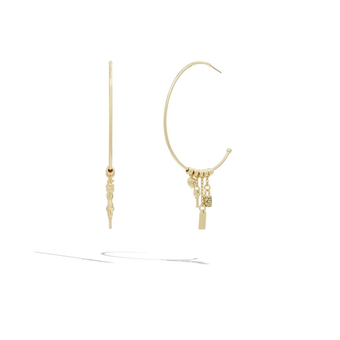 Iconic Charm Hoop Earrings