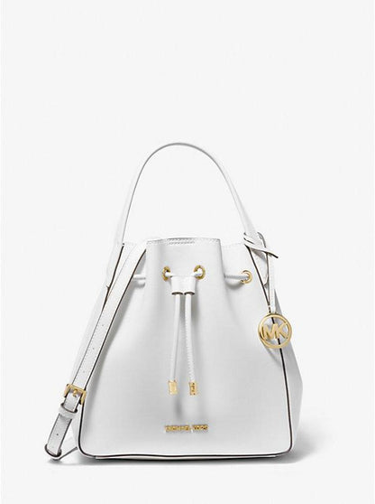 Phoebe Large Faux Leather Bucket Bag