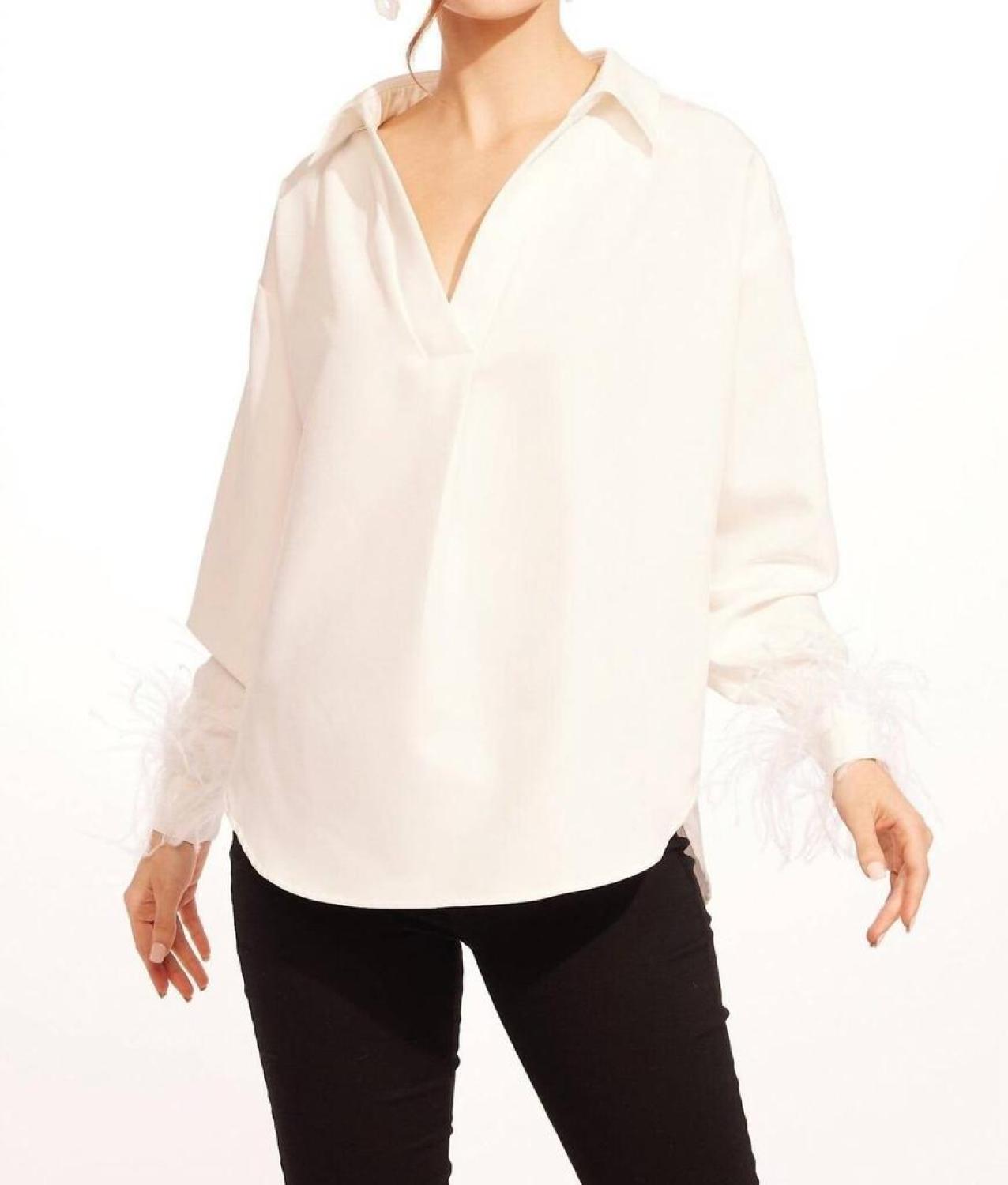 Dolvan Top In White