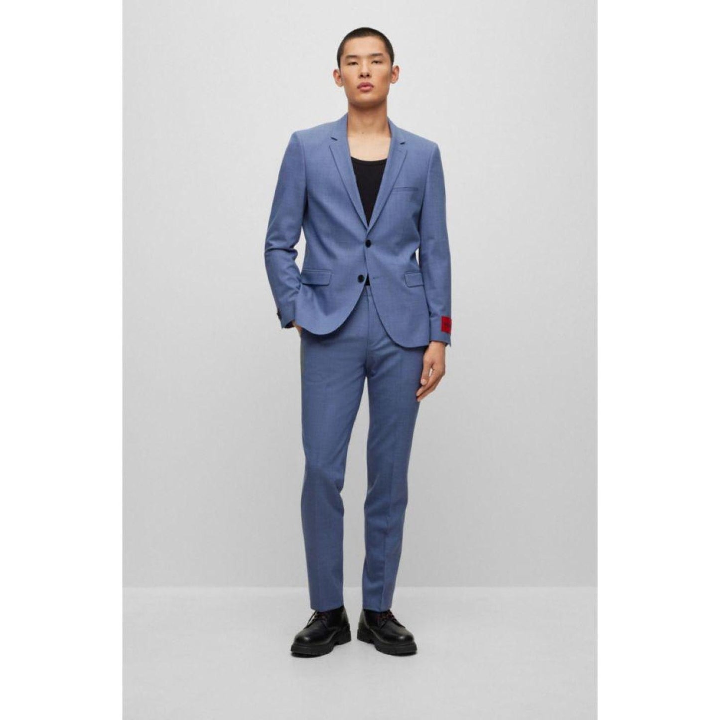 Extra-slim-fit suit in performance-stretch fabric