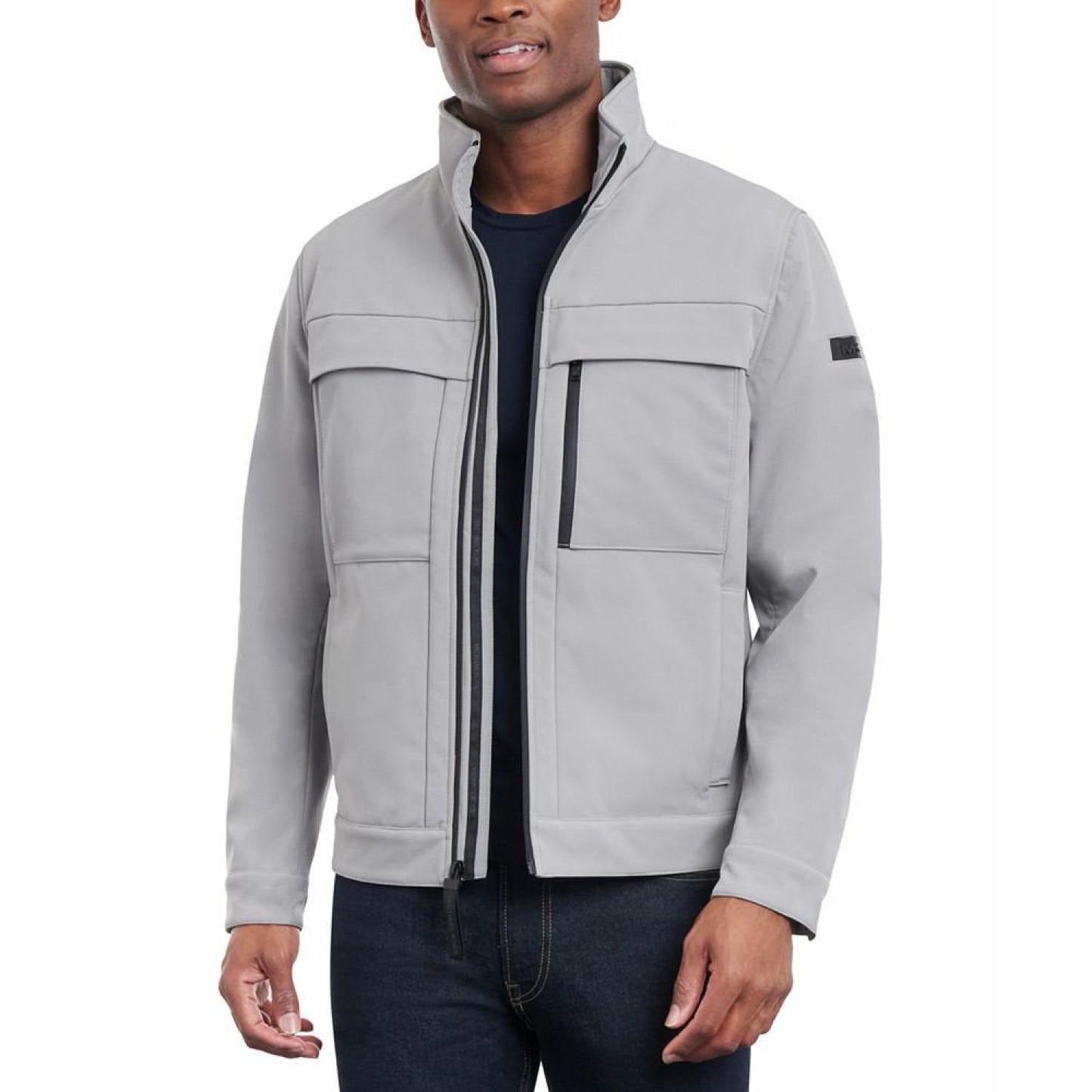 Men's Dressy Full-Zip Soft Shell Jacket