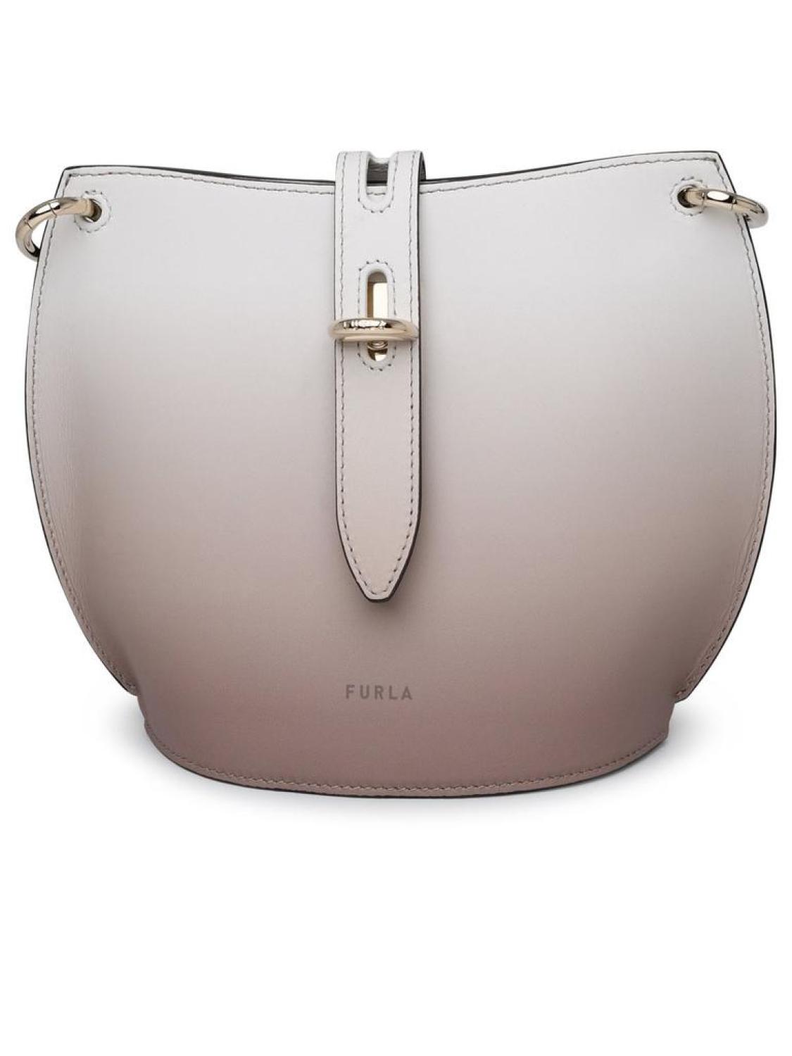 Furla Gradient Effect Logo Detailed Crossbody Bag