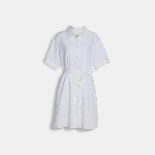 Coach Outlet Wrinkled Button Down Dress