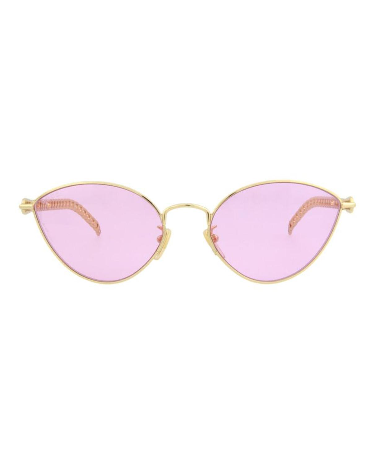 Cat Eye-Frame Metal Sunglasses