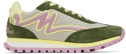 Green & Pink 'The Jogger' Sneakers