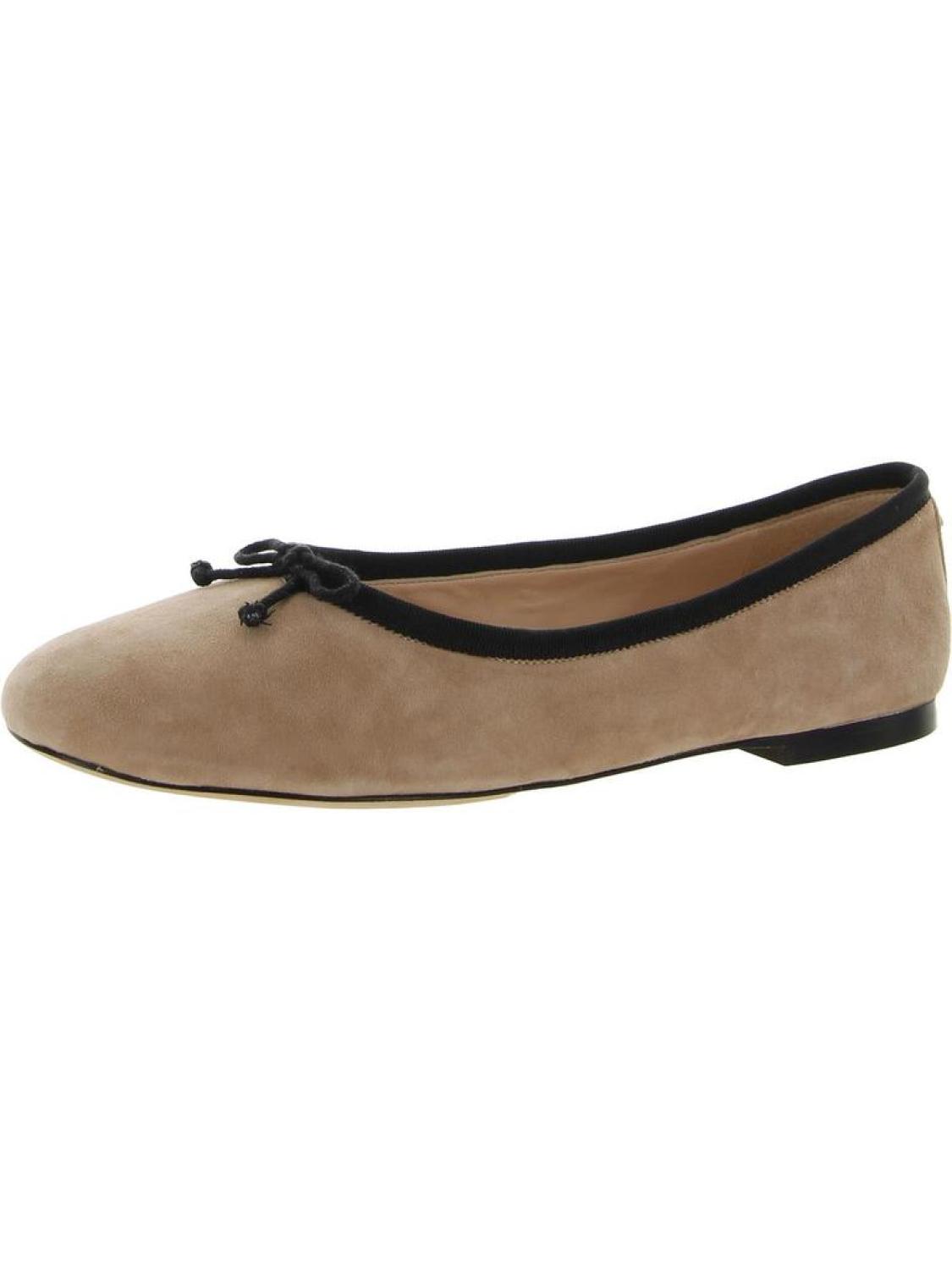 Honey Womens Bow Round Toe Ballet Flats