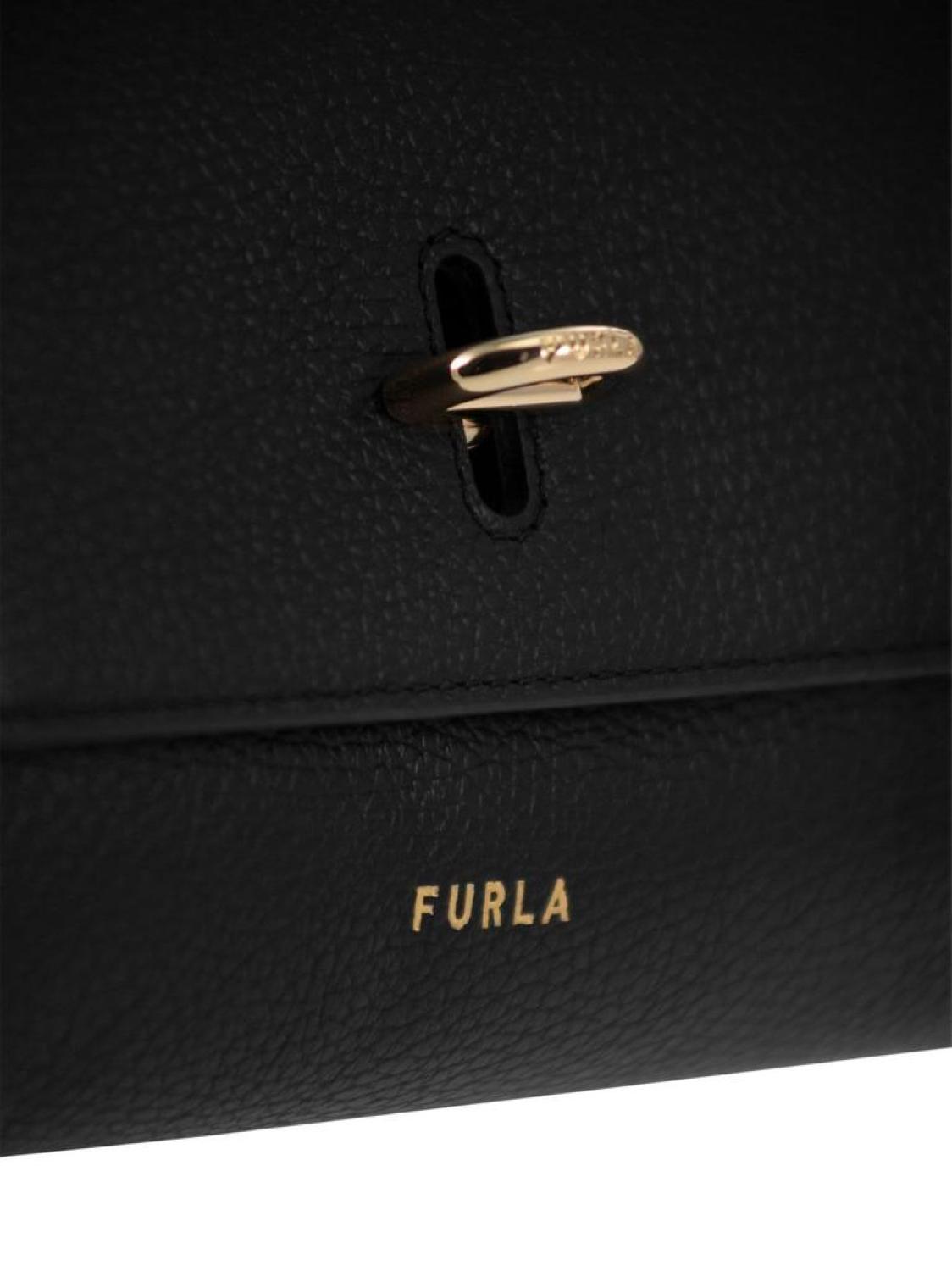 Furla Net Logo Detailed Mini Shoulder Bag