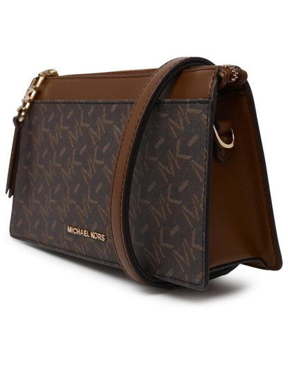 Michael Michael Kors Monogram Jacquard Zipped Crossbody Bag