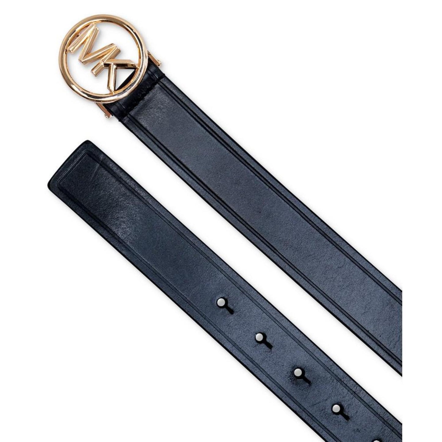 Women's Logo-Buckle Leather Belt