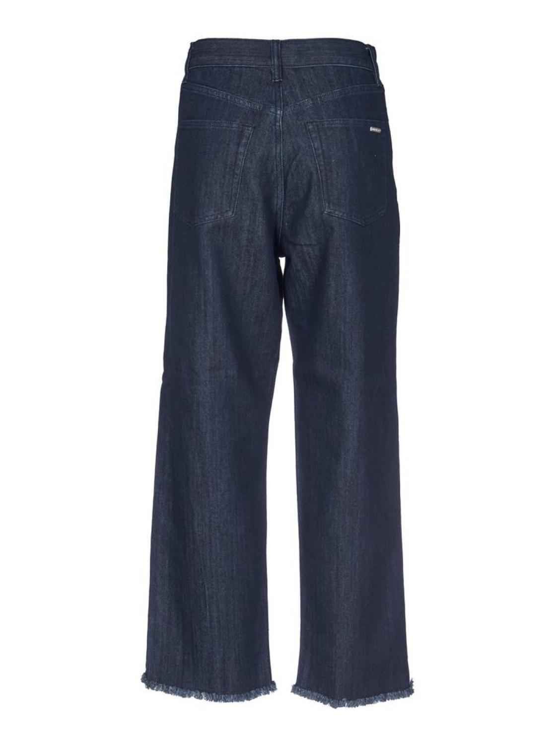 Michael Kors Collection Button Detailed Cropped Jeans