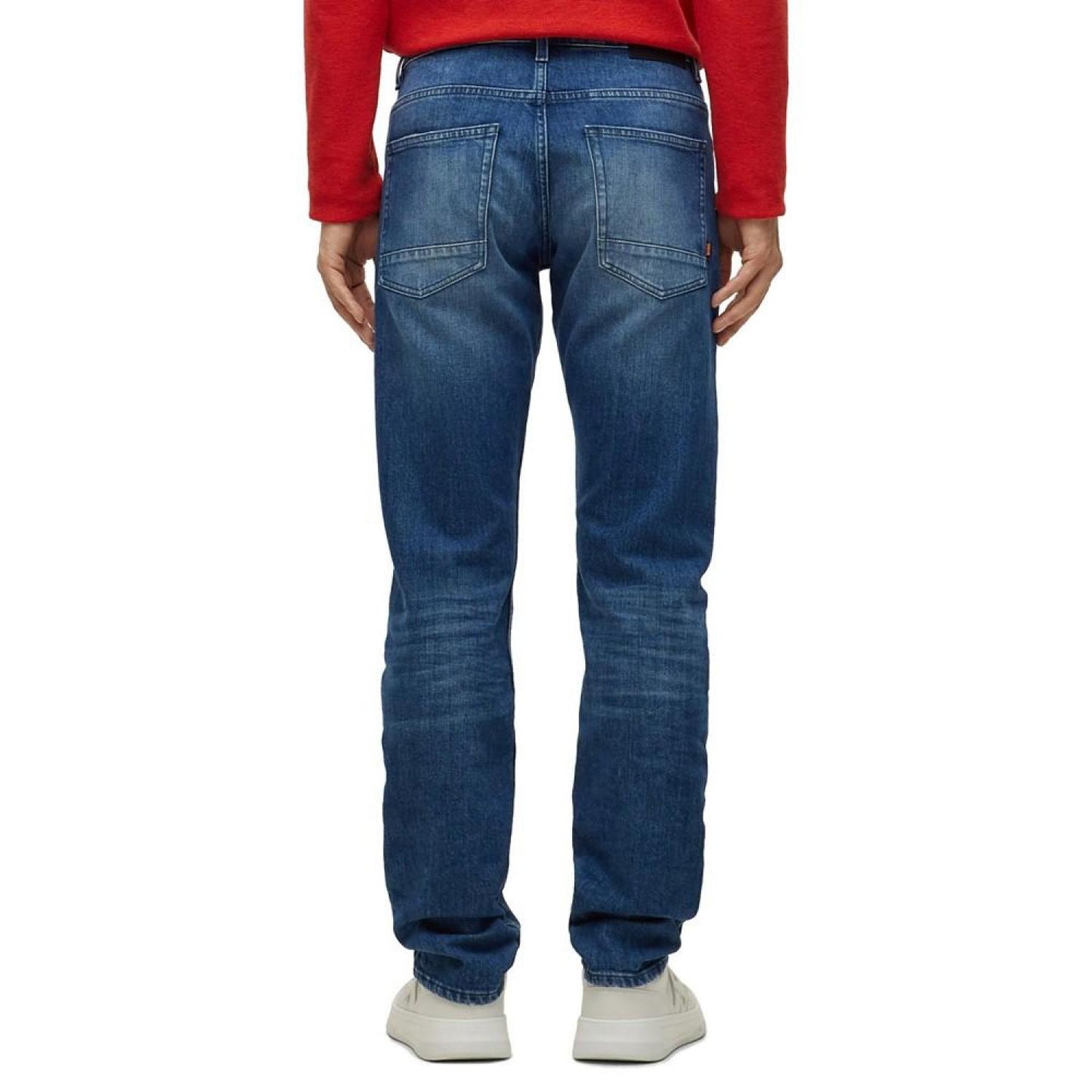 Men's Slim-Fit Comfort-Stretch Italian Denim Jeans