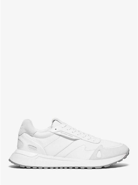 Miles Nylon and Leather Trainer