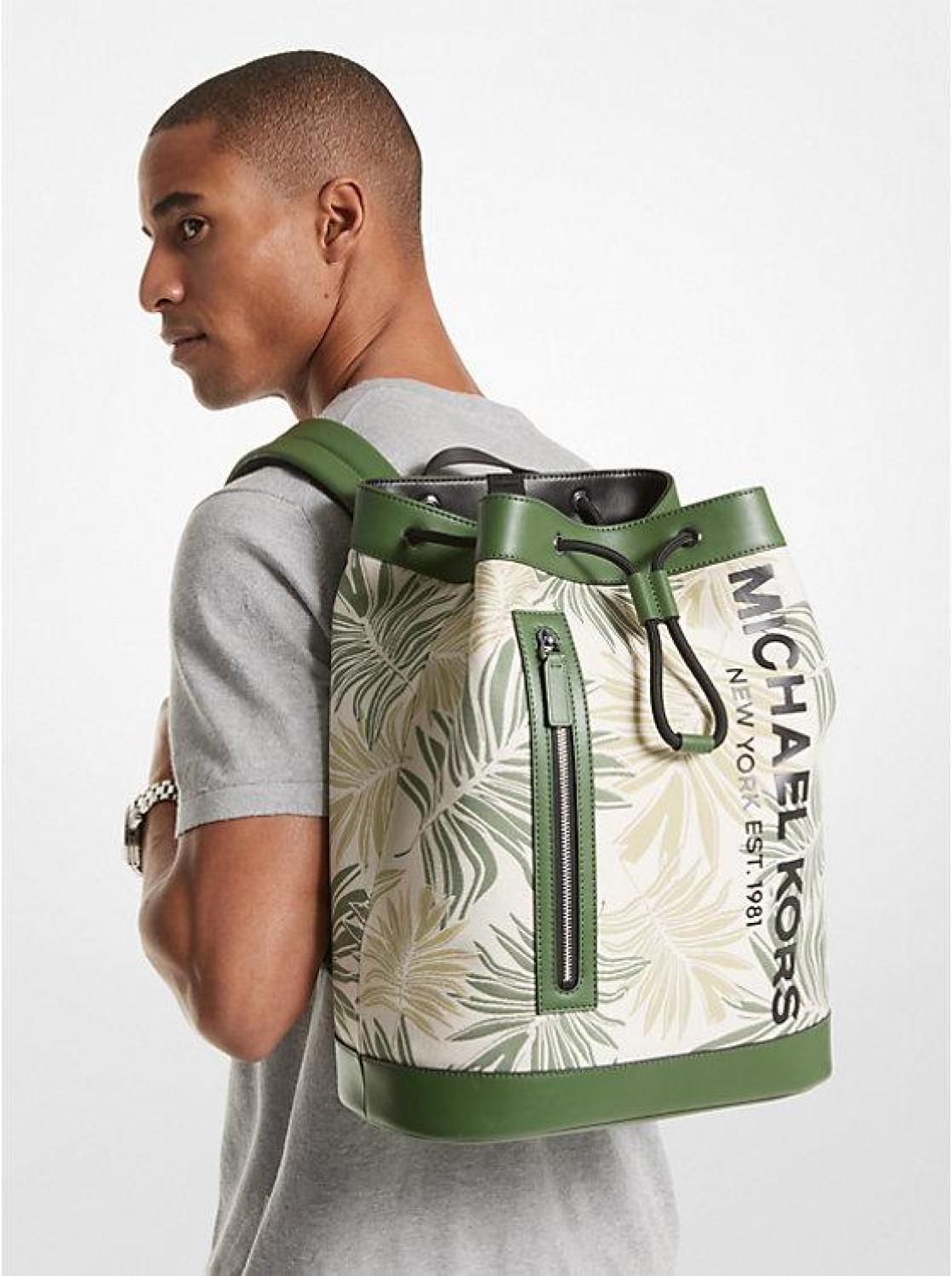 Michael kors palm deals tree backpack