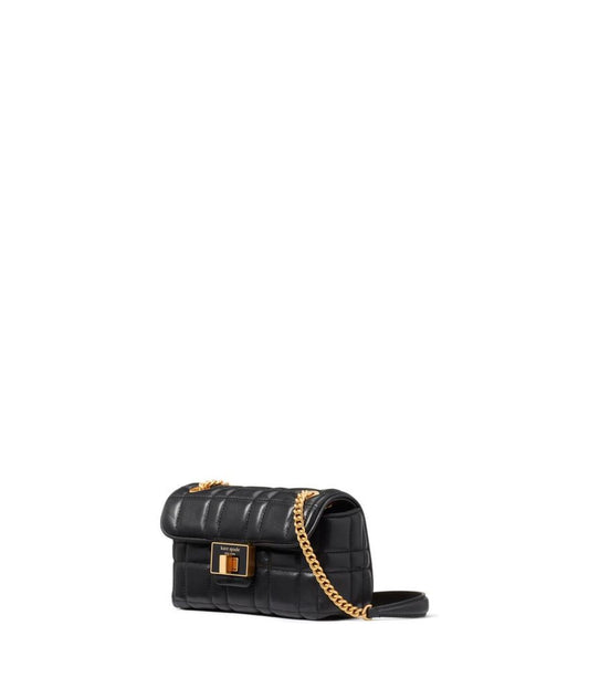 Evelyn Quilted Leather Small Shoulder Crossbody