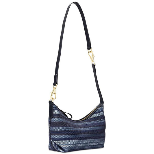 Kassie Medium Striped Shoulder Bag