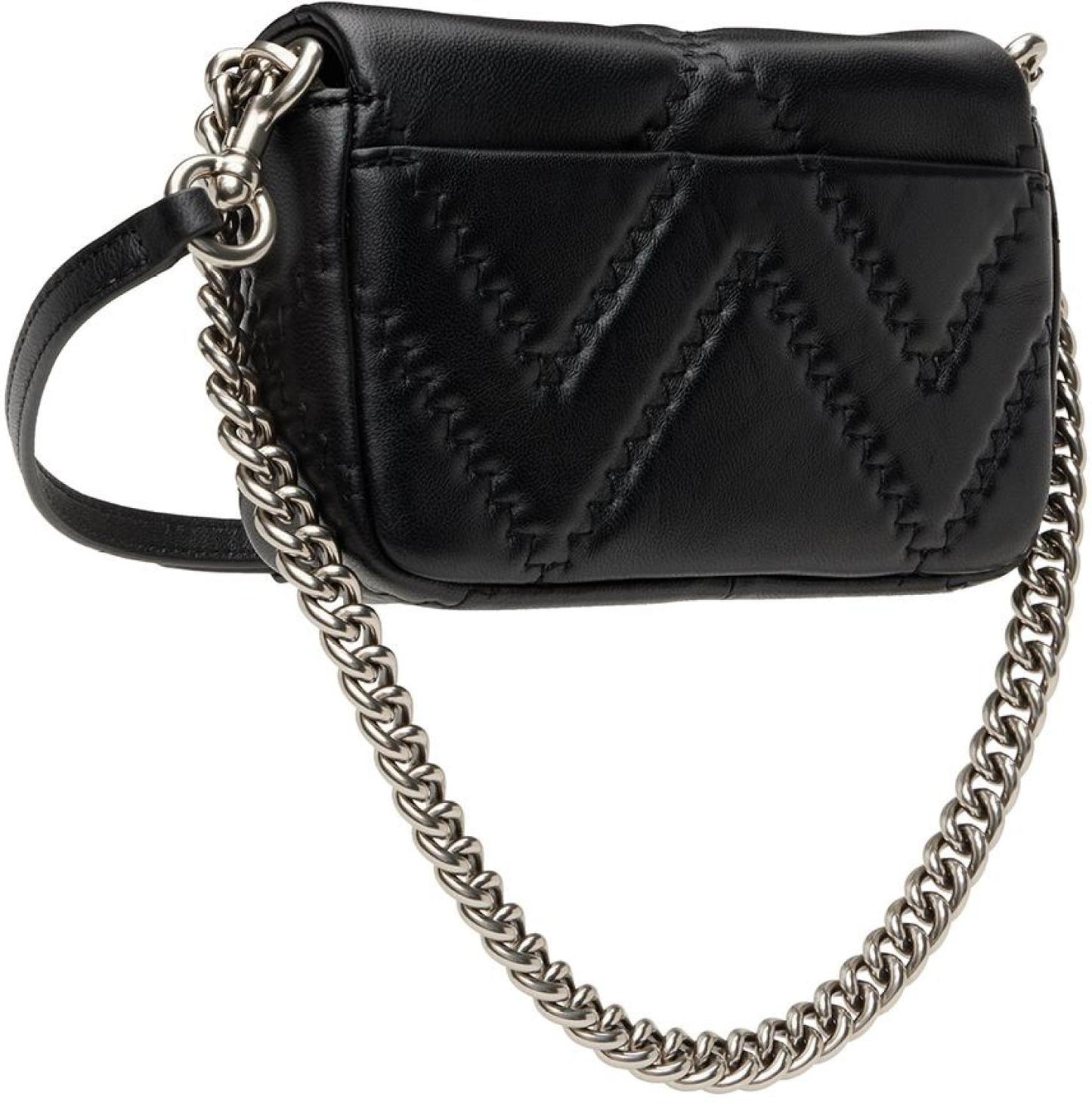 Black Mini 'The Quilted Leather J Marc' Shoulder Bag