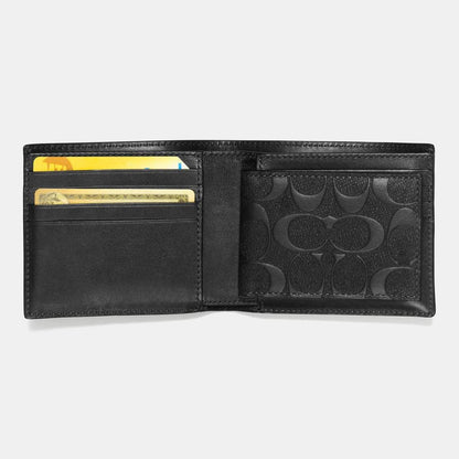 Coach Outlet 3 In 1 Wallet In Signature Leather