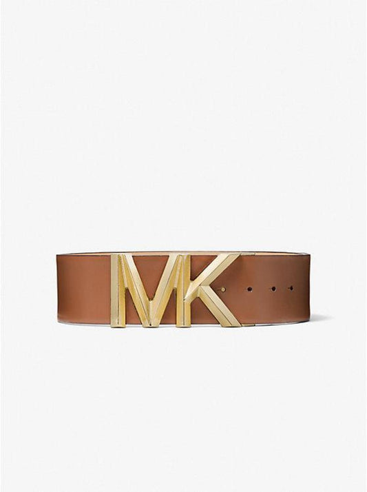 Logo Leather Waist Belt