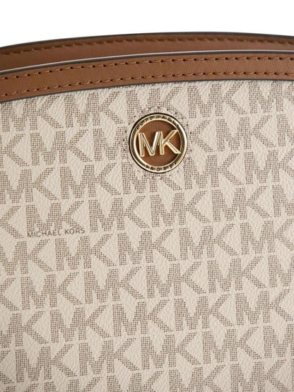 Michael Kors Logo Plaque Zipped Crossbody Bag