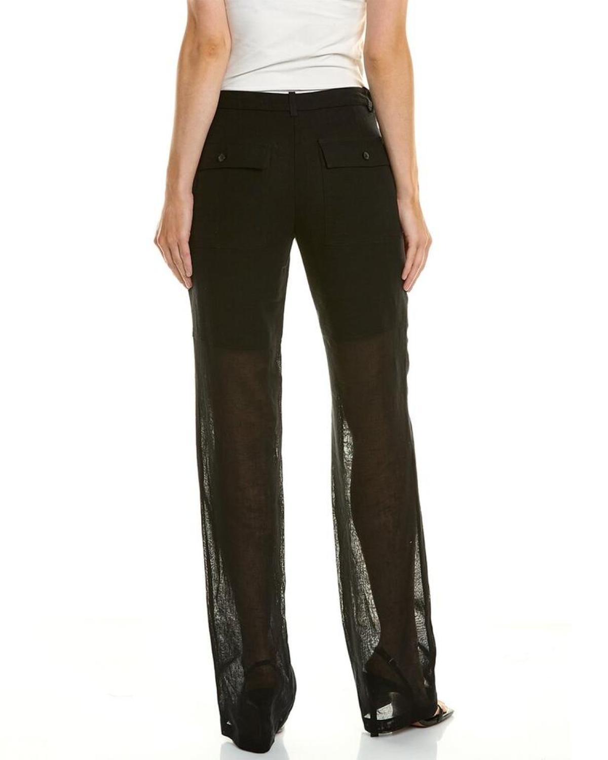 Michael Kors Gauze Linen Utility Pant