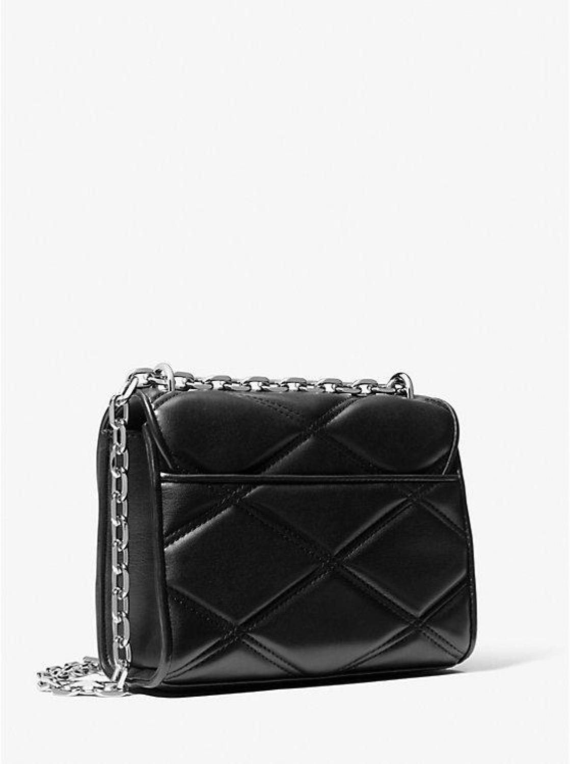 Serena Small Quilted Faux Leather Crossbody Bag