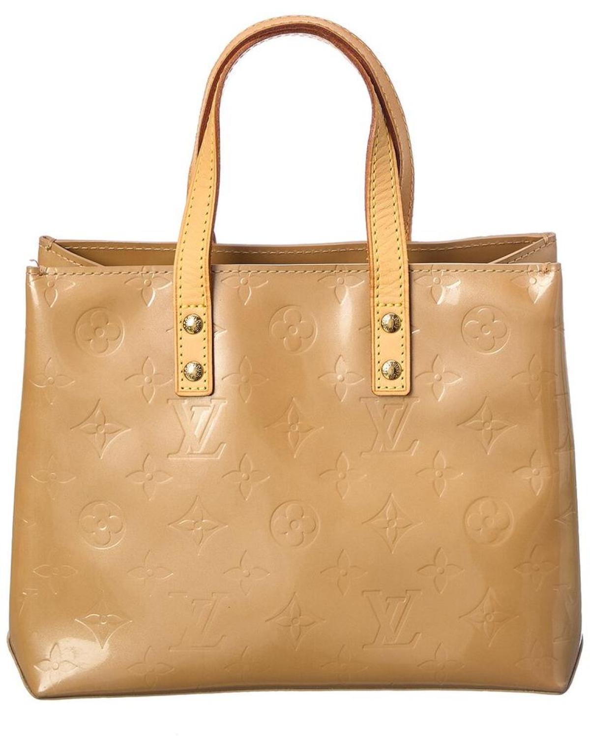 Louis Vuitton Beige Monogram Vernis Leather Reade PM (Authentic Pre-Owned)