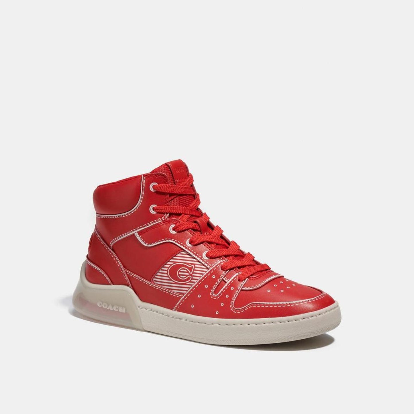 Coach Outlet Citysole High Top Sneaker With Trompe L'oeil