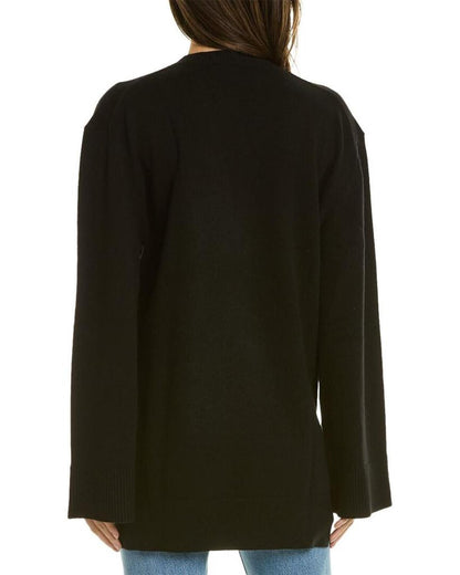 Michael Kors Collection Deep V-Neck Cashmere Sweater Tunic