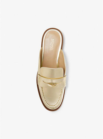 Eden Metallic Leather Mule