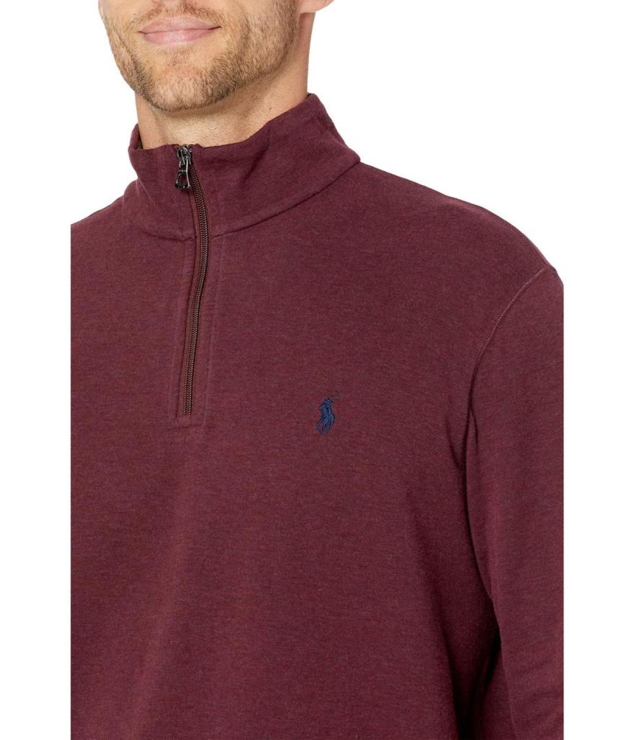 Long Sleeve Lux Jersey Quarter Zip Pullover