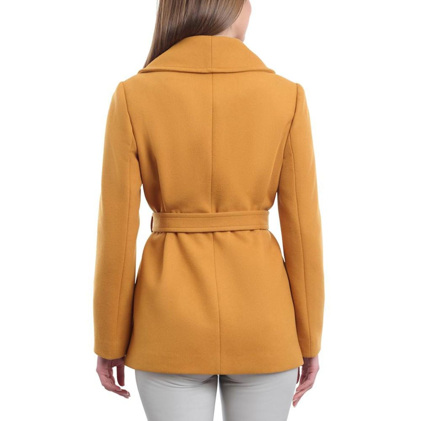 Women's Belted Shawl-Collar Coat